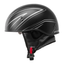 GMAX Helmets Half Helmets GMax HH65 Torque Naked Helmet -Helmets Sale 2024 g max hh65 torque naked helmet matte black silver 1