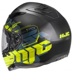 HJC Helmets HJC I70 Alligon Helmet -Helmets Sale 2024 hj ci70 alligon helmet black hi viz 1