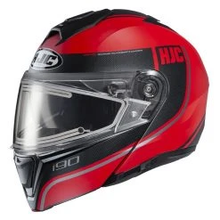HJC Helmets Helmet Closeouts HJC I90 Davan Snow Helmet - Electric Lens -Helmets Sale 2024 hj ci90 davan snow helmet electric lens 3