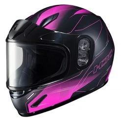 HJC Helmets Helmet Closeouts HJC Youth CL-Y Taze Snow Helmet - Dual Lens -Helmets Sale 2024 hjc youth cly taze snow helmet dual lens 2