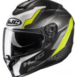 HJC Helmets HJC C70 Silon Helmet -Helmets Sale 2024 hjcc70 silon helmet black silver hi viz