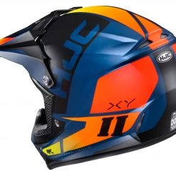 HJC Helmets HJC Youth CL-XY 2 Creed Helmet -Helmets Sale 2024 hjcclxy2 creed youth helmet black blue orange 1