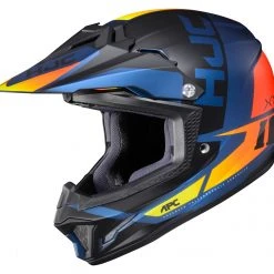 HJC Helmets HJC Youth CL-XY 2 Creed Helmet -Helmets Sale 2024 hjcclxy2 creed youth helmet black blue orange