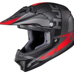 HJC Helmets HJC Youth CL-XY 2 Creed Helmet -Helmets Sale 2024 hjcclxy2 creed youth helmet black red silver