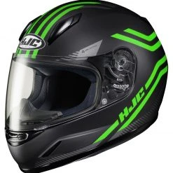 HJC Helmets HJC Youth CL-Y Strix Helmet -Helmets Sale 2024 hjccly strix youth helmet black green