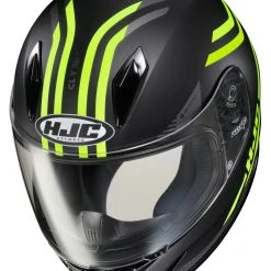 HJC Helmets HJC Youth CL-Y Strix Helmet -Helmets Sale 2024 hjccly strix youth helmet black hi viz 2