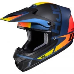 HJC Helmets HJC CS-MX 2 Creed Helmet -Helmets Sale 2024 hjccsmx2 creed helmet black blue orange