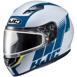 HJC Helmets Helmet Closeouts HJC CS-R3SN Mylo Dual Lens Helmets -Helmets Sale 2024 hjccsr3 sn mylo dual lens helmets grey blue 4