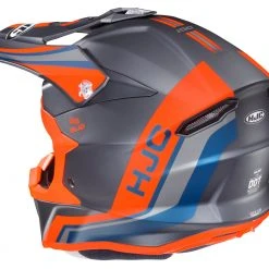 HJC Helmets HJC I50 Flux Helmet -Helmets Sale 2024 hjci50 flux helmet orange grey blue 1