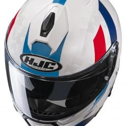 HJC Helmets HJC I90 Syrex Helmet -Helmets Sale 2024 hjci90 syrex helmet white blue red 2