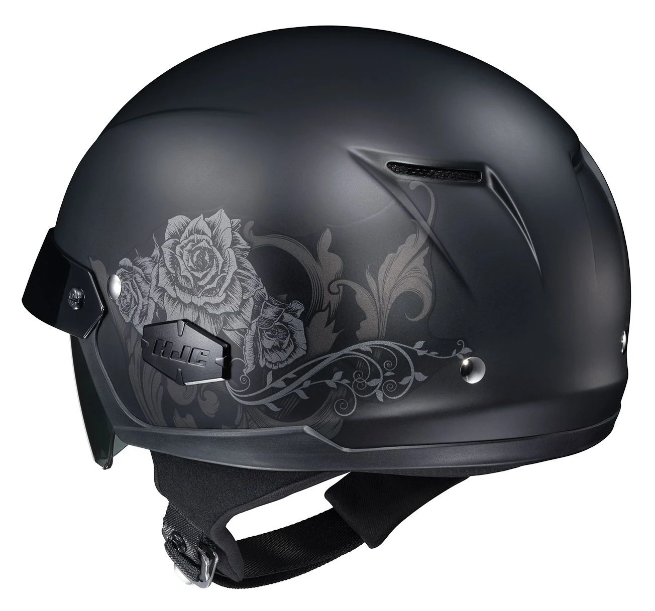 HJC Helmets Half Helmets HJC IS-Cruiser Fior Women's Helmet 2 HJC Helmets Half Helmets HJC IS-Cruiser Fior Women's Helmet - Image 2