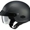 HJC Helmets Half Helmets HJC IS-Cruiser Helmet Matte Black / MD [Open Box]