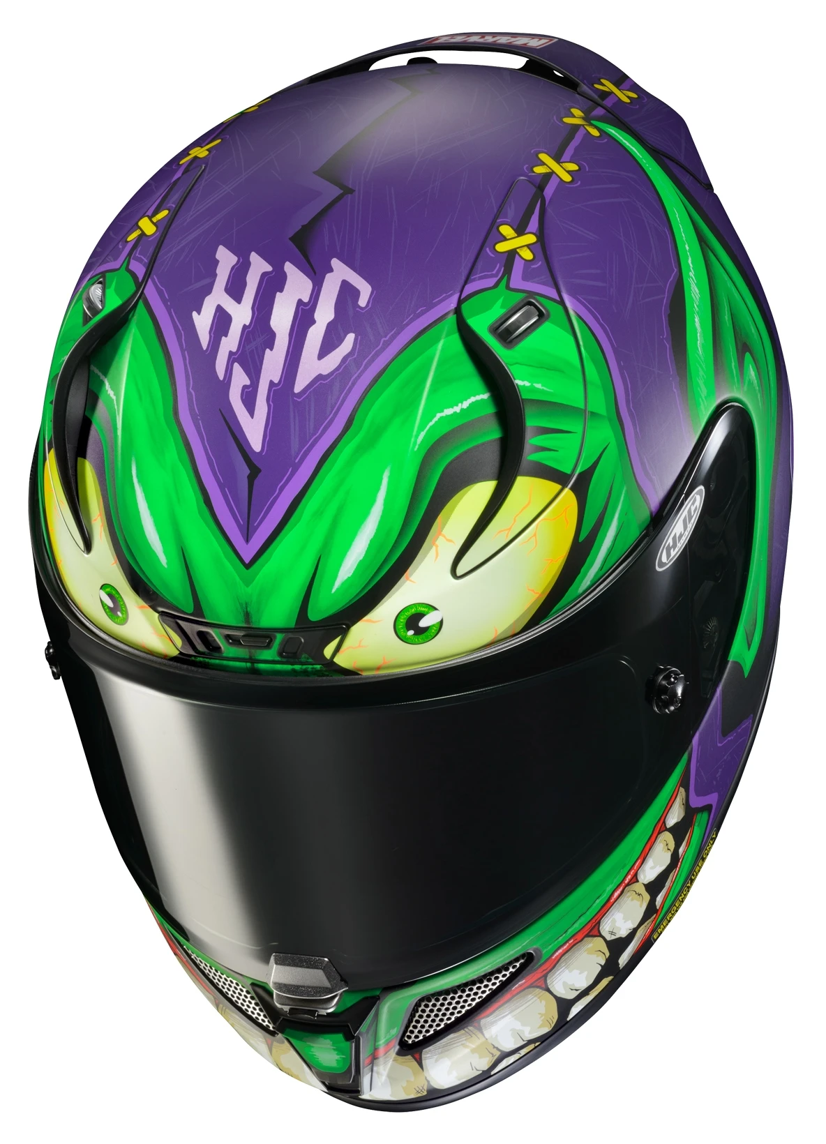 HJC Helmets HJC RPHA 11 Pro Green Goblin Helmet 2 HJC Helmets HJC RPHA 11 Pro Green Goblin Helmet - Image 2