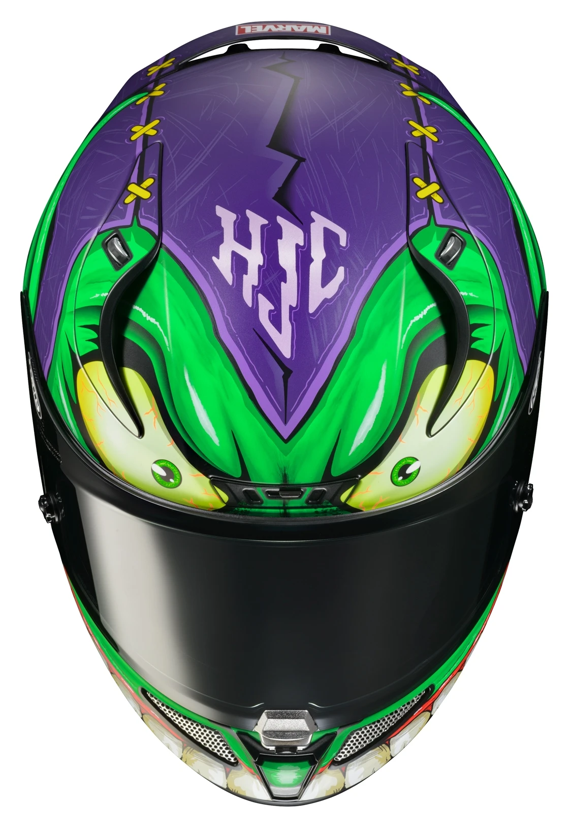 HJC Helmets HJC RPHA 11 Pro Green Goblin Helmet 3 HJC Helmets HJC RPHA 11 Pro Green Goblin Helmet - Image 3