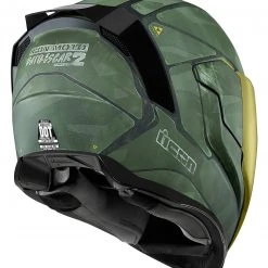 Full Face Icon Airflite Battlescar 2 Helmet -Helmets Sale 2024 icon airflite battlescar2 helmet green 2