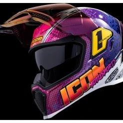 Icon Airflite Quarterflash Helmet -Helmets Sale 2024 icon airflite quarterflash helmet purple 3