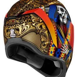 Icon Airform Suicide King Helmet -Helmets Sale 2024 icon airform suicide king helmet gold 2