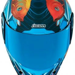 Icon Airframe Pro Koi Helmet -Helmets Sale 2024 icon airframe pro koi helmet blue 3 scaled