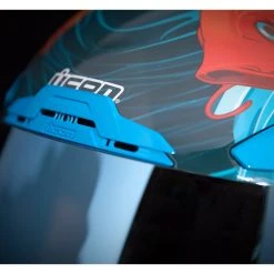 Icon Airframe Pro Koi Helmet Blue / 2XL [Open Box] -Helmets Sale 2024 icon airframe pro koi helmet blue2 xl open box blue 7