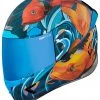 Icon Airframe Pro Koi Helmet Blue / 2XL [Open Box]