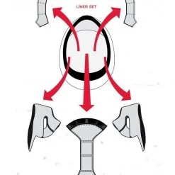 Helmet Accessories Icon Airframe Pro Liner Set XL Tighter [Open Box]