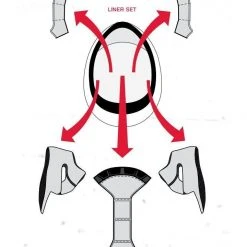 Helmet Accessories Icon Airframe Pro Liner Set XL Tighter [Open Box] XL Tighter [Open Box]