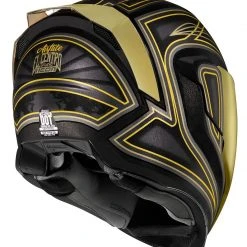 Full Face Icon Airflite El Centro Helmet -Helmets Sale 2024 icon hlmt aflt el centro black gold 2
