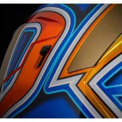 Full Face Icon Airflite El Centro Helmet -Helmets Sale 2024 icon hlmt aflt el centro blue orange 3