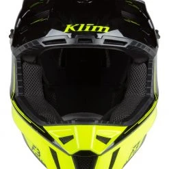 Klim F3 Recoil Helmet -Helmets Sale 2024 klim f3 recoil helmet hi viz yellow black 1