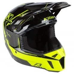 Klim F3 Recoil Helmet -Helmets Sale 2024 klim f3 recoil helmet hi viz yellow black 2