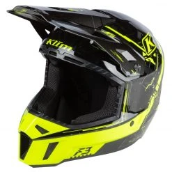 Klim F3 Recoil Helmet -Helmets Sale 2024 klim f3 recoil helmet hi viz yellow black