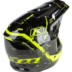 Klim F3 Recoil Helmet -Helmets Sale 2024 klim f3 recoil helmet hi viz yellow black 4