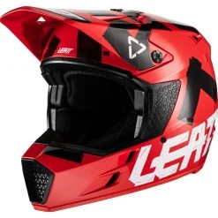Helmet Closeouts Leatt Moto 3.5 V22 Helmet -Helmets Sale 2024 leatt moto35 v22 helmet red