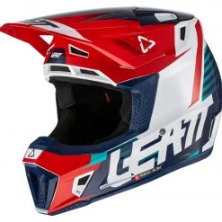 Helmet Closeouts Leatt Moto 7.5 V22 Helmet Kit -Helmets Sale 2024 leatt moto75 v22 helmet kit blue 1