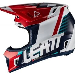 Helmet Closeouts Leatt Moto 7.5 V22 Helmet Kit -Helmets Sale 2024 leatt moto75 v22 helmet kit blue 3