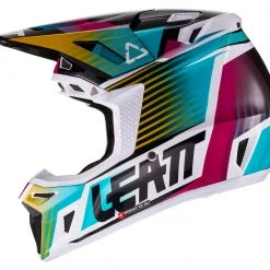 Helmet Closeouts Leatt Moto 8.5 Composite V22 Helmet Kit -Helmets Sale 2024 leatt moto85 composite v22 helmet kit aqua 2