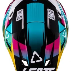 Helmet Closeouts Leatt Moto 8.5 Composite V22 Helmet Kit -Helmets Sale 2024 leatt moto85 composite v22 helmet kit aqua 4