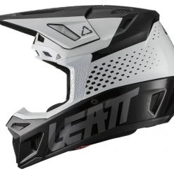 Helmet Closeouts Leatt Moto 8.5 Composite V22 Helmet Kit -Helmets Sale 2024 leatt moto85 composite v22 helmet kit black white 3