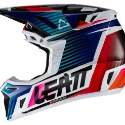 Helmet Closeouts Leatt Moto 8.5 Composite V22 Helmet Kit -Helmets Sale 2024 leatt moto85 composite v22 helmet kit blue 2