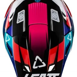 Helmet Closeouts Leatt Moto 8.5 Composite V22 Helmet Kit -Helmets Sale 2024 leatt moto85 composite v22 helmet kit blue 4