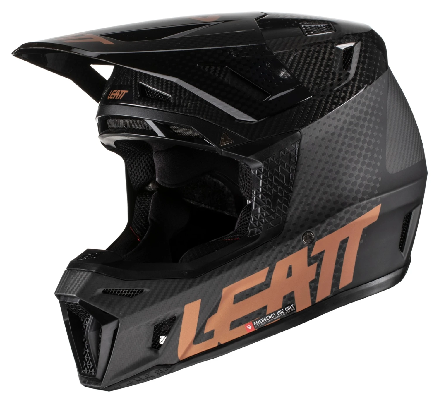 Helmet Closeouts Leatt Moto 9.5 Carbon V22 Helmet Kit 2 Helmet Closeouts Leatt Moto 9.5 Carbon V22 Helmet Kit - Image 2