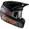 Helmet Closeouts Leatt Moto 9.5 Carbon V22 Helmet Kit
