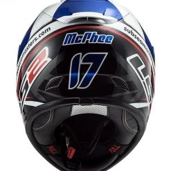 LS2 Helmets LS2 Arrow EVO McPhee Helmet -Helmets Sale 2024 ls2 arrow evo mc phee helmet blue white black 3