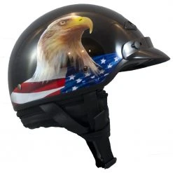 LS2 Helmets Half Helmets LS2 Bagger Murica Eagle Helmet