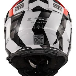 LS2 Helmets LS2 Blaze Xtreme Helmet -Helmets Sale 2024 ls2 blaze xtreme helmet red black white 3