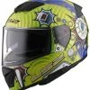 LS2 Helmets Riding Gear LS2 Breaker Pinball Glow In The Dark Helmet