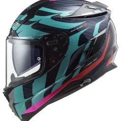 LS2 Helmets LS2 Challenger GT Carbon Flames Helmet