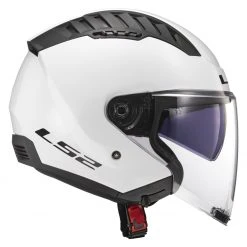 LS2 Helmets LS2 Copter Helmet - Solid -Helmets Sale 2024 ls2 copter helmet solid white 3