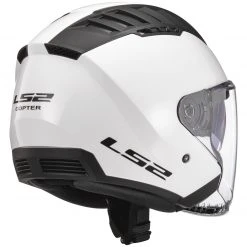 LS2 Helmets LS2 Copter Helmet - Solid -Helmets Sale 2024 ls2 copter helmet solid white 4