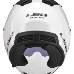 LS2 Helmets LS2 Copter Helmet - Solid -Helmets Sale 2024 ls2 copter helmet solid white 6